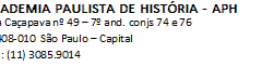 Samir Keedi, Acadêmico da APH – Academia Paulista de História – Cadeira No. 4